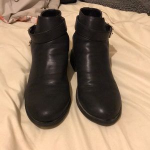 Black ankle boots